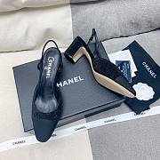 Kiltife Chanel Sling-Black Shoes , Black Heel Height 6.5 cm - 5