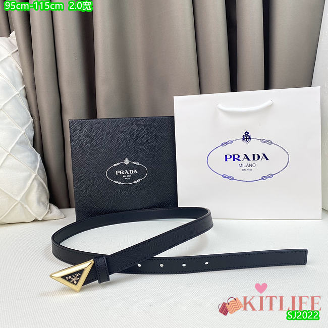 Kitlife Prada 2.0 cm Belt - 003 - 1