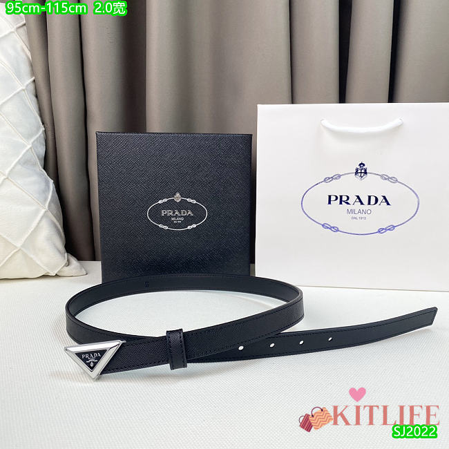 Kitlife Prada 2.0 cm Belt - 004 - 1