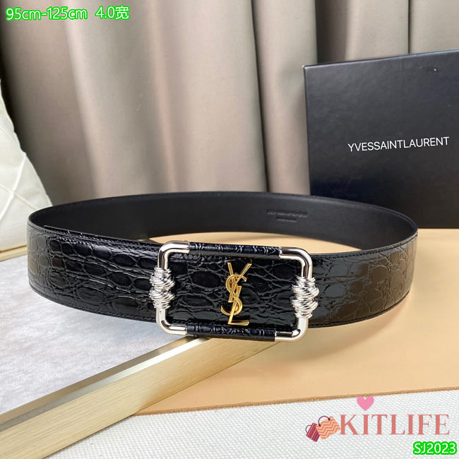 Kitlife YSL 4.0 cm Belt - 000 - 1