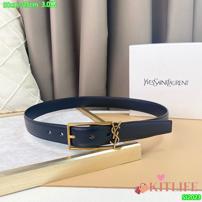 Kitlife YSL 3.0 cm Belt - 001 - 1