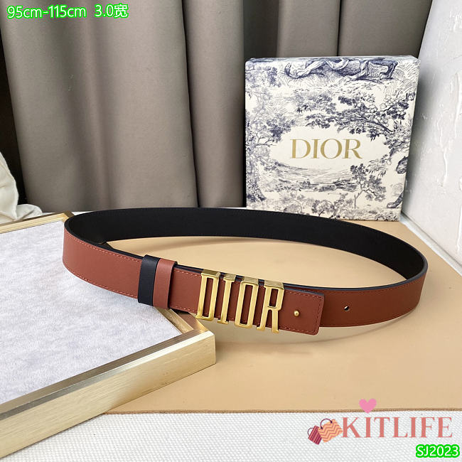 Kitlife Dior 3.0 cm Belt - 001 - 1