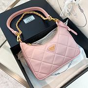 Kitlife Prada Re-Nylon mini-bag Light Pink SS 2023 - 22 x 18 x 6 cm - 1