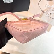 Kitlife Prada Re-Nylon mini-bag Light Pink SS 2023 - 22 x 18 x 6 cm - 6