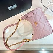 Kitlife Prada Re-Nylon mini-bag Light Pink SS 2023 - 22 x 18 x 6 cm - 4