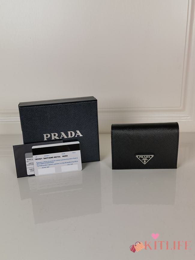 Kiltife Prada Wallet Bkack 001 - 11.2 x 8.5 cm - 1