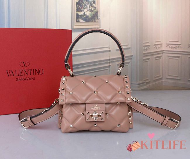Kitlife Valentino Garavani Candystud Mini Beige - 17 x 13.5 x 9 cm - 1