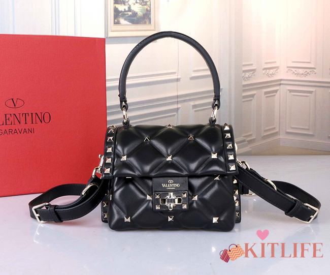 Kitlife Valentino Garavani Candystud Mini Black - 17 x 13.5 x 9 cm - 1