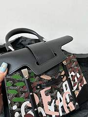 Kitlife Goyard saigon Structure PM Bag Lettres Camouflage Black - 20 x 15 x 7.5cm - 4