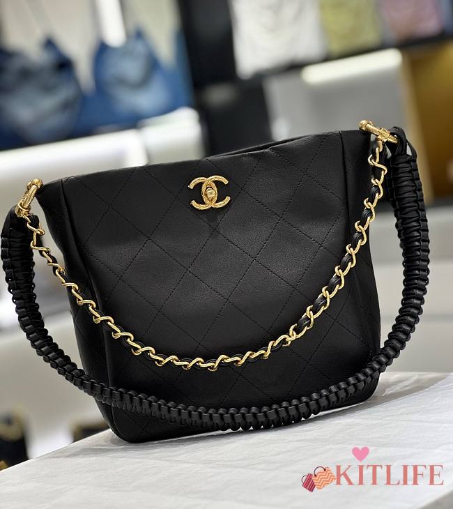 Kitlife Chanel 23A hobo Black - 26 x 25 x 7.5 cm - 1