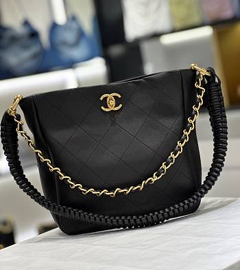 Kitlife Chanel 23A hobo Black - 26 x 25 x 7.5 cm