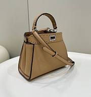 Kitlife Fendi Peakaboo Small Brown Bag - 23 x 18 x 11 cm - 6