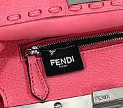 Kitlife Fendi Peakaboo Small Pink Bag - 23 x 18 x 11 cm - 4