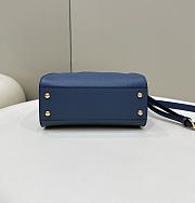 Kitlife Fendi Peakaboo Small Blue Bag - 23 x 18 x 11cm - 4