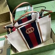 Kitlife Gucci Large Interlocking G Tote Bag In Canvas - 34 x 28 x 18.5 cm - 4