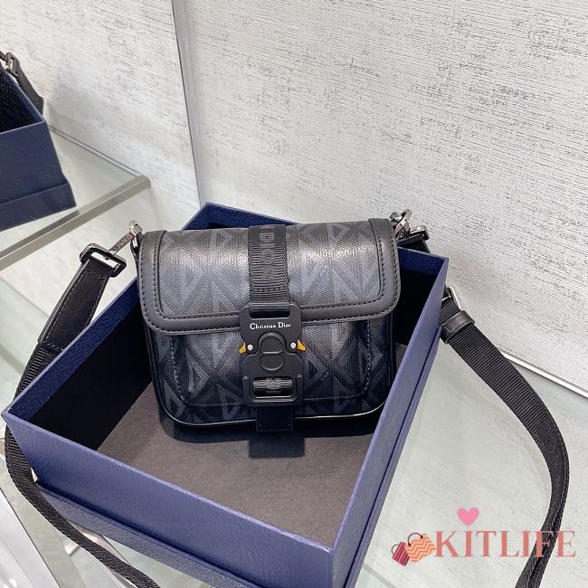 Kitlife Dior Hit Road Men Bag Black Mini - 19 x 11 x 4 cm - 1