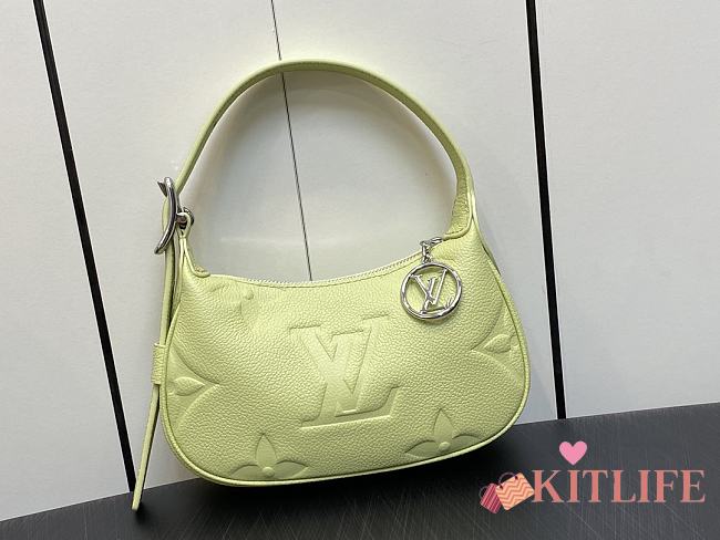 Kitlife Louis Vuitton Circle Mini Moon Monogram Empreinte leather Green - 20.5 x 11 x 5 cm - 1