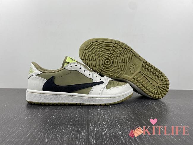 Kitlife Nike Travis Scott X Air Jordan 1 Low Og Sail Sneakers 003 - 1