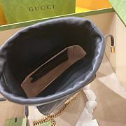 Kitlife GUCCI Marmont mini leather bucket bag - 14.5 x 20 x 7.5 cm - 3