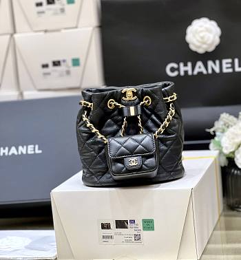 Kitlife Chanel Small Backpack Black SS 2023 - 16.5 × 17 × 12 cm