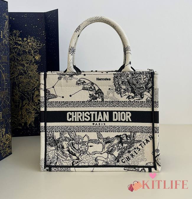 Kitlife Dior Book Tote Black SS 2023 - 26 x 8 x 22 cm - 1