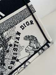 Kitlife Dior Book Tote Black SS 2023 - 36 x 18 x 28 cm - 6
