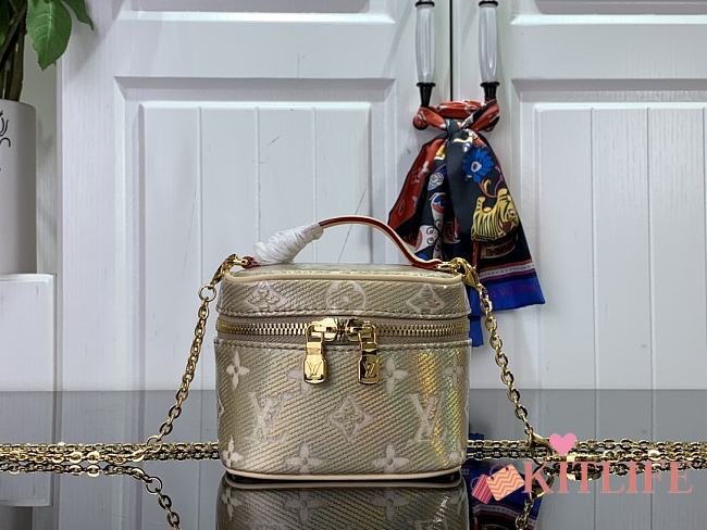 Kitlife Louis Vuitton Micro Vanity Handbag M82467 Gold - 11 x 10 x 8 cm - 1