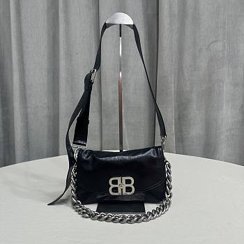 Kitlife BALENCIAGA BB Soft Small Flap leather shoulder bag - 23 x 15 x 4 cm