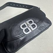 Kitlife BALENCIAGA BB Soft Small Flap leather shoulder bag - 23 x 15 x 4 cm - 3