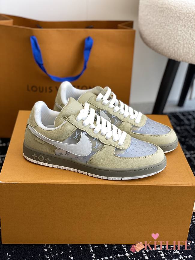 Kitlife LV X Nik Air Jorda 1 Low AJ1 Sneakers 003 - 1
