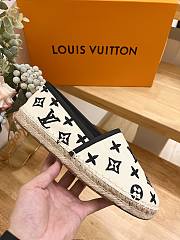 Kitlife Louis Vuitton By The Pool Starboard Flat Espadrille Black - 5