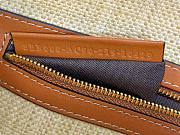 Kitlife Fendi Baguette Natural straw bag with FF embroidery - 27 x 6 x 14 cm - 2