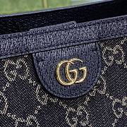 Kitlife Gucci Denim Black Ophidia Tote - 38x28x14 cm - 5