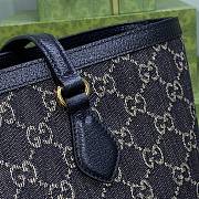 Kitlife Gucci Denim Black Ophidia Tote - 38x28x14 cm - 3