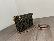 Kitlife Fendi Baguette Pouch Brown jacquard FF - 20 x 13 x 3 cm - 6