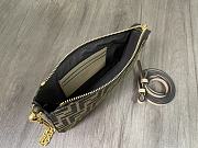 Kitlife Fendi Baguette Pouch Brown jacquard FF - 20 x 13 x 3 cm - 4