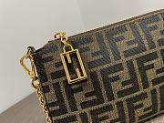 Kitlife Fendi Baguette Pouch Brown jacquard FF - 20 x 13 x 3 cm - 3