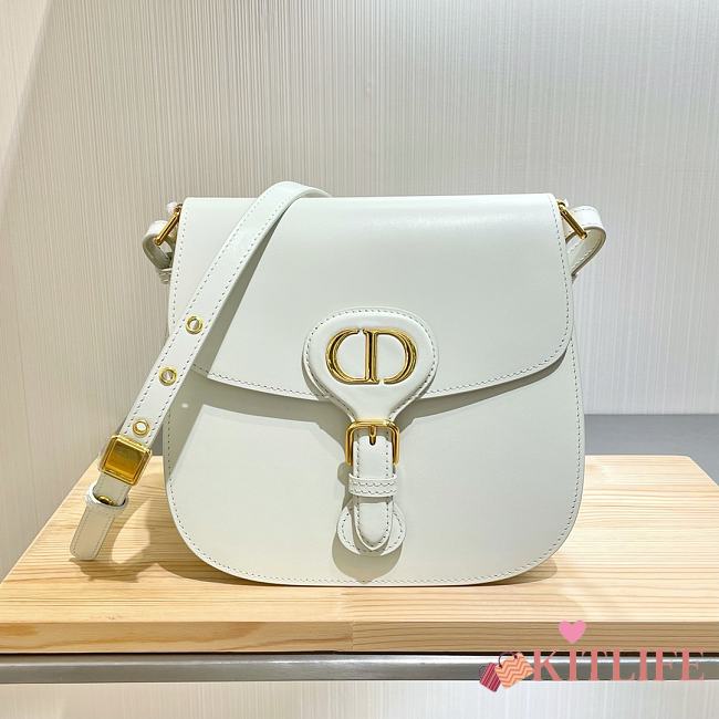 Dior Bobby Frame Bag White - 20×19.5×10 cm - 1