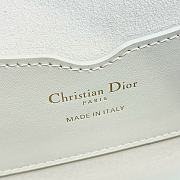 Dior Bobby Frame Bag White - 20×19.5×10 cm - 2
