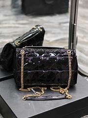 Kitlife Saint Laurent Jamie Flap Bag Quilted Patent Large Black - 25 x 15 x 7.5 cm - 4