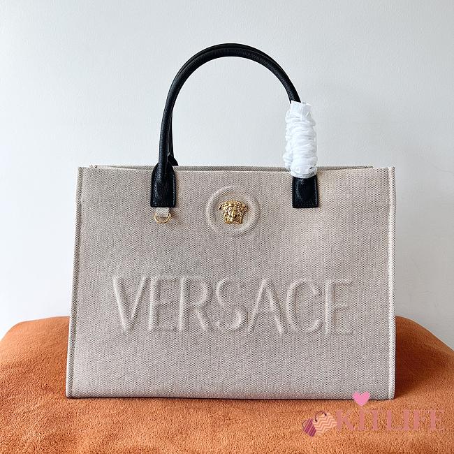 Kitlife VERSACE TOTE BAG Beige & Oro - 39 x 30 x 15 cm - 1