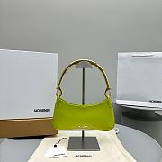 Kitlife JACQUEMUS Le Bisou Mousqueton leather shoulder bag Green - 26 x 17 x 15 cm - 1