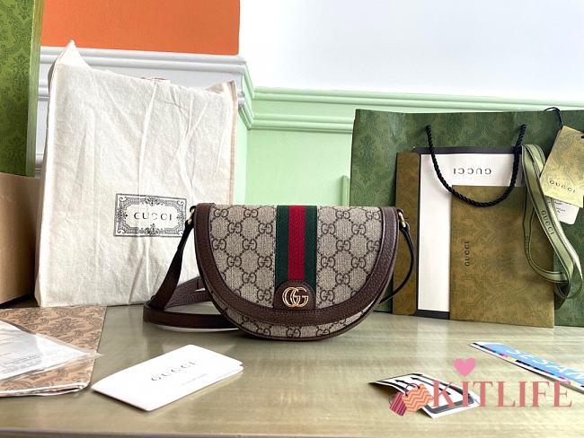 KITLIFE GUCCI OPHIDIA MINI GG SHOULDER BAG - 20×13.5×4 cm - 1