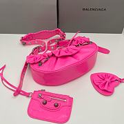 Kitlife BALENCIAGA Le Cagole Shoulder Bag Xs  Fluo Pink - 26 x 16 x 8 cm - 4