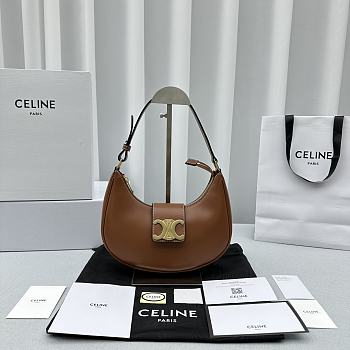 Kitlife Celine Ava Triomphe Bag Brown - 25 x 14 x 7 cm