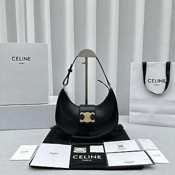 Kitlife Celine Ava Triomphe Bag Black - 25 x 14 x 7 cm