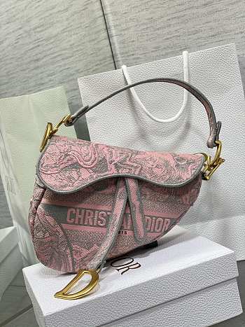 Kitlife Dior Saddle Bag Pink SS 2023 - 25 cm