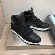 Kitlife Re-Nylon gabardine high-top sneakers black - 1