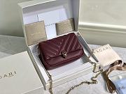 Kitlife Bvlgari Cabochon Mini Red Bag - 17x11x5 cm - 1