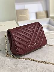 Kitlife Bvlgari Cabochon Mini Red Bag - 17x11x5 cm - 3